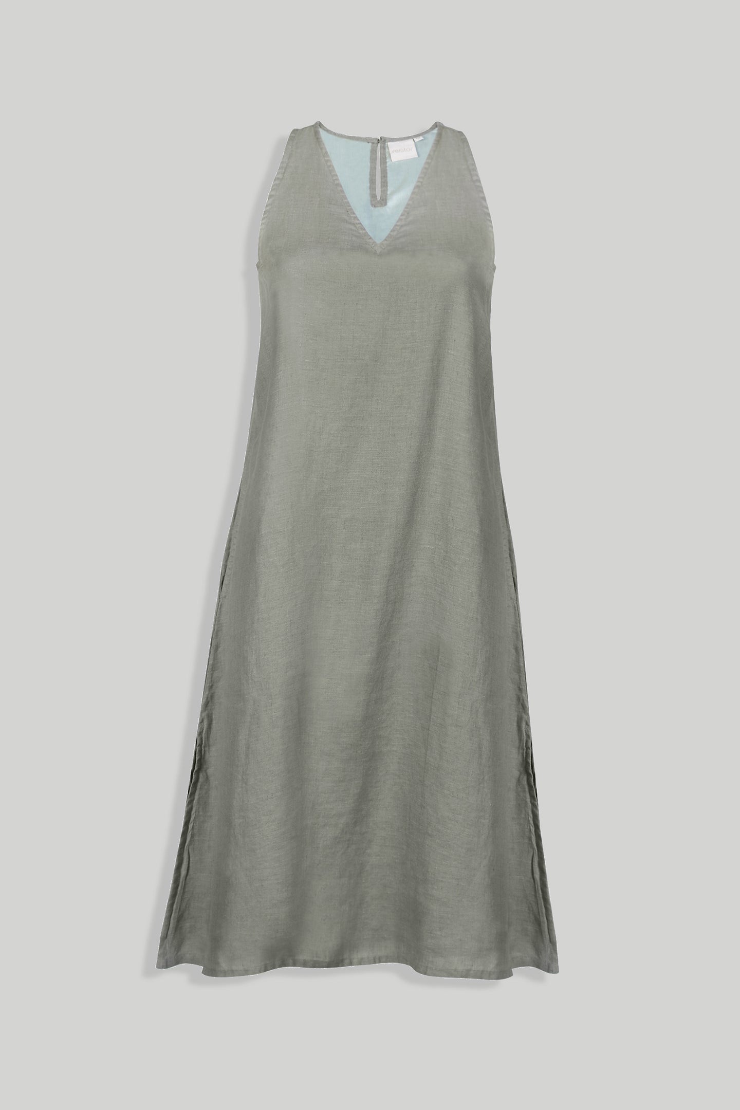 Reading Tea Leaves Dress in Dark Olive Hemp Dark green / 3XL Reading Tea Leaves Dress in Dark Olive Hemp Dark green / 3XL