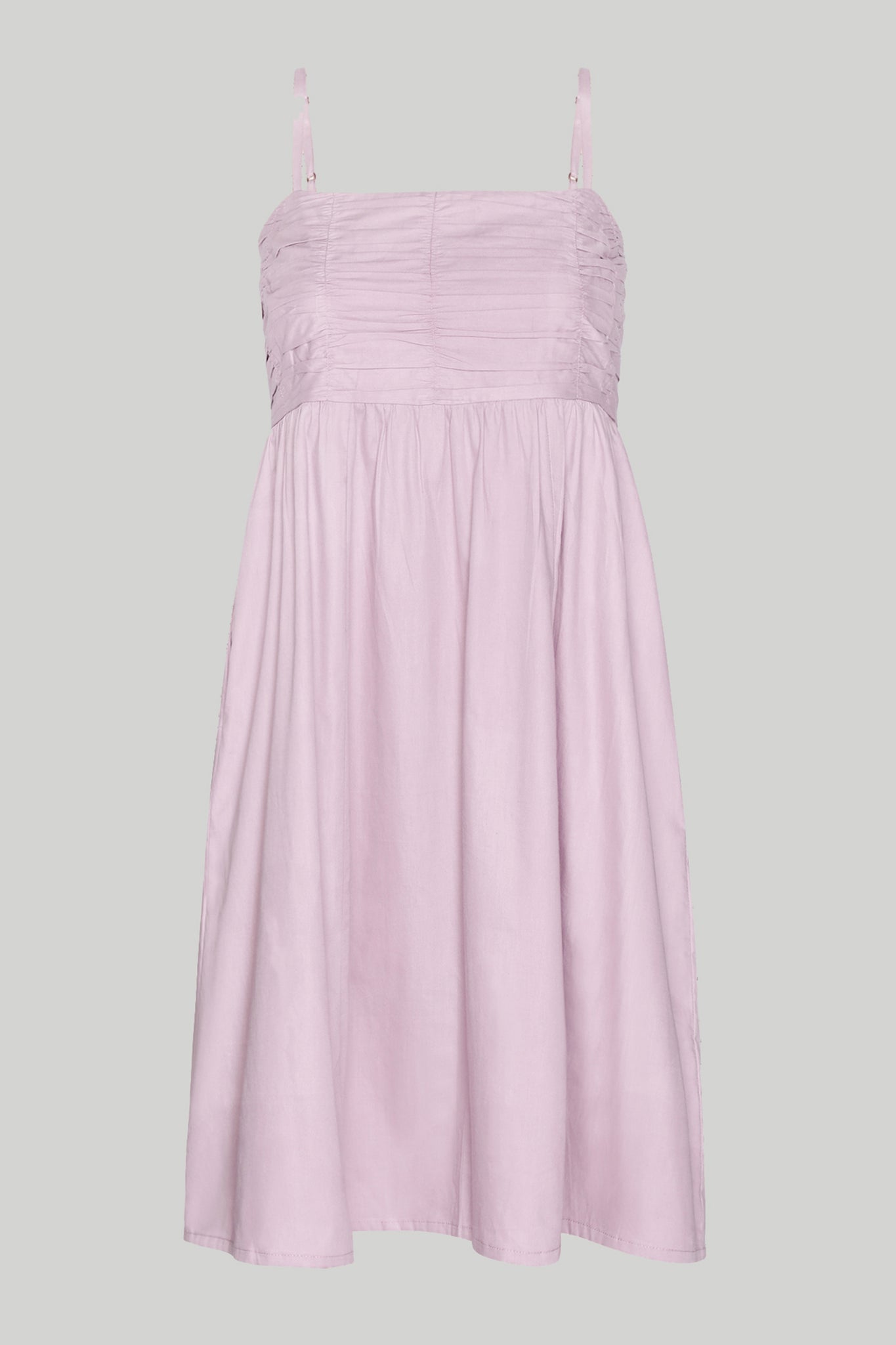 Ruched Strappy Pink Mini Dress 10
