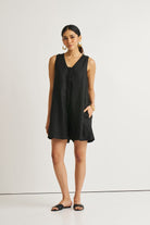 Romp and Play Romper in Black