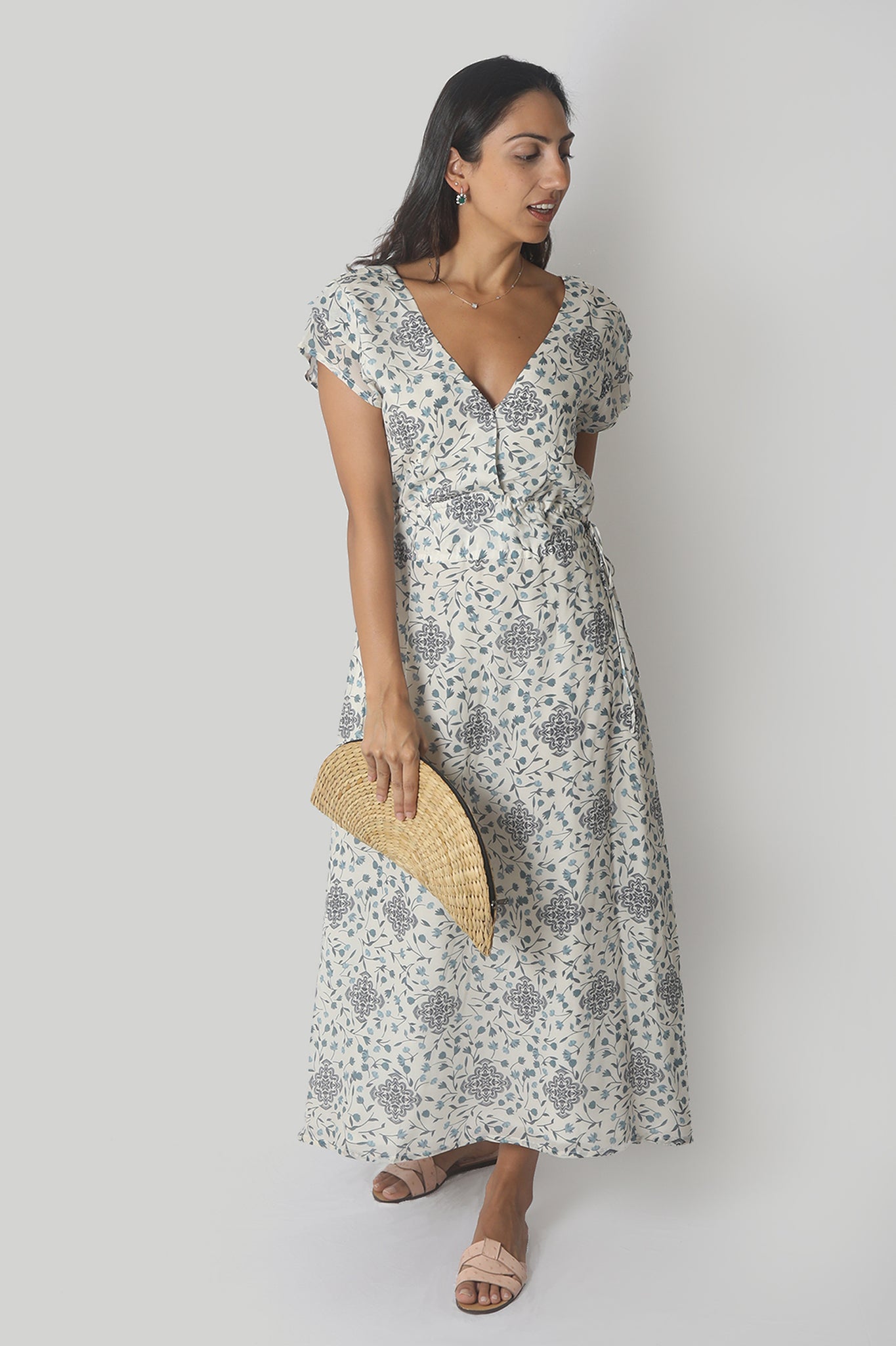 SapphireHazeDrawstringMaxiDress-3
