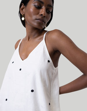 Short Tent Dress with back tie