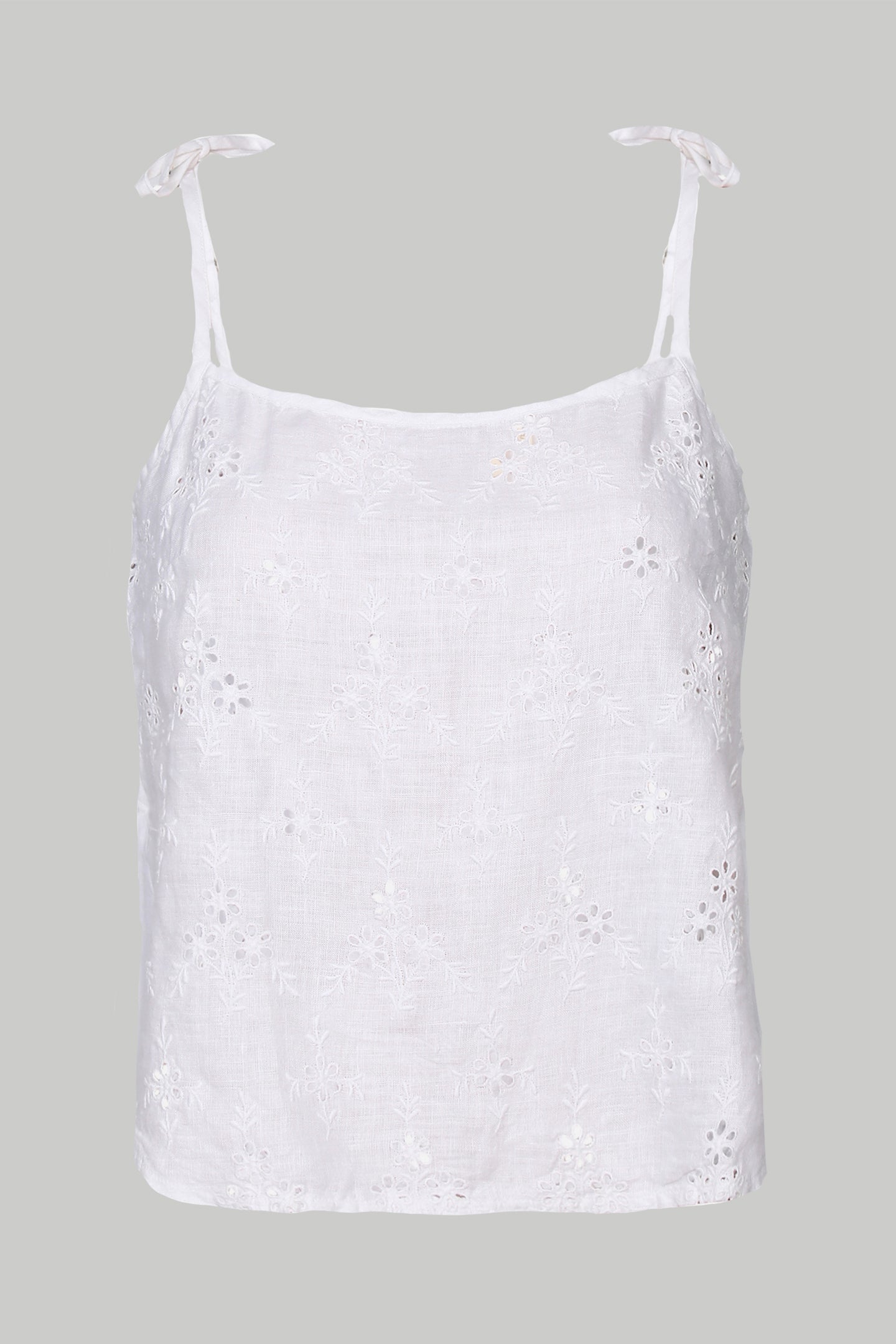 TIE-UP CAMISOLE WHITE TOP 05