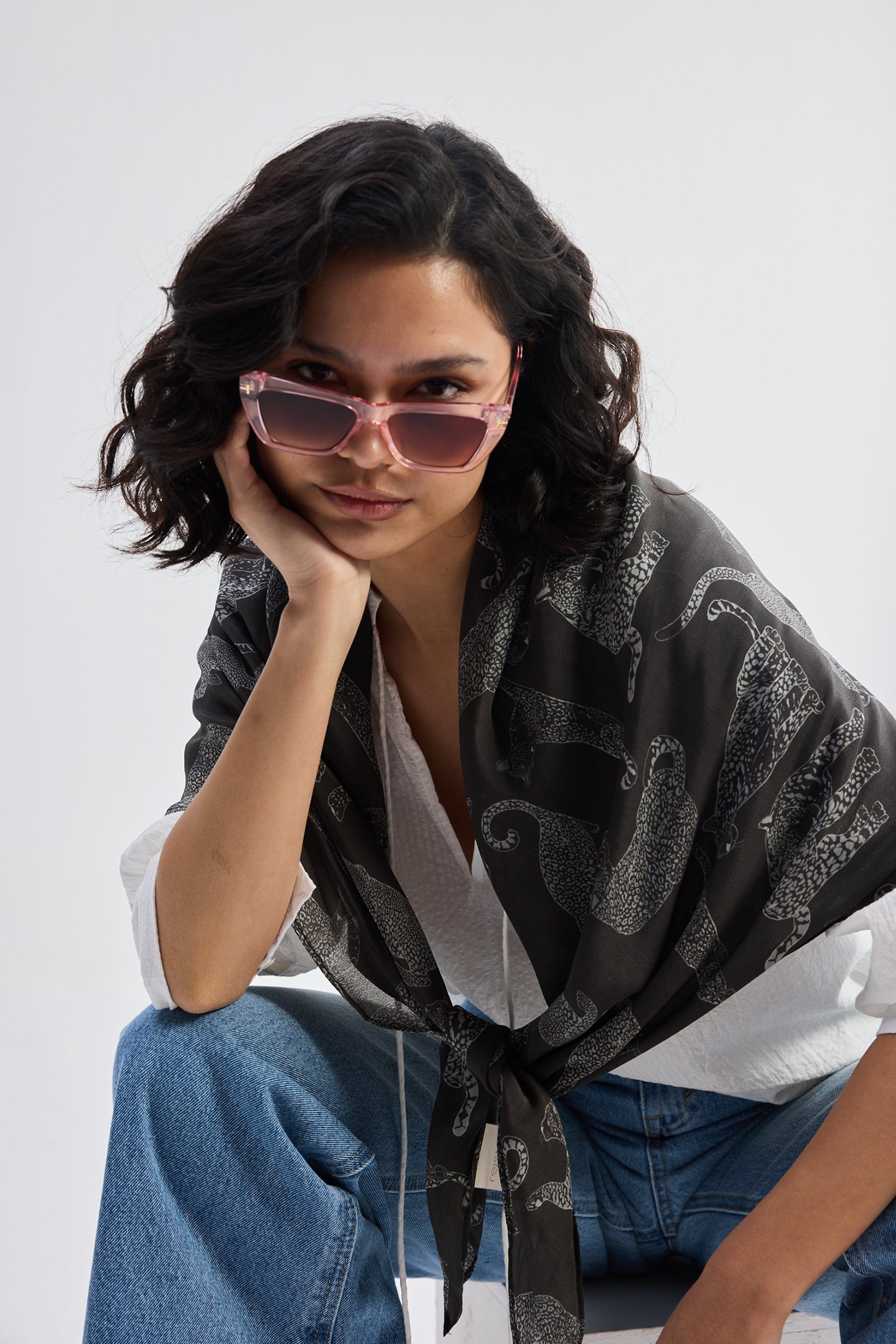 The Mara Scarf in Black