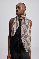 The Mara Scarf in Brown