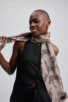 The Mara Scarf in Brown