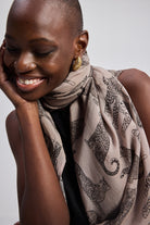 The Mara Scarf in Brown