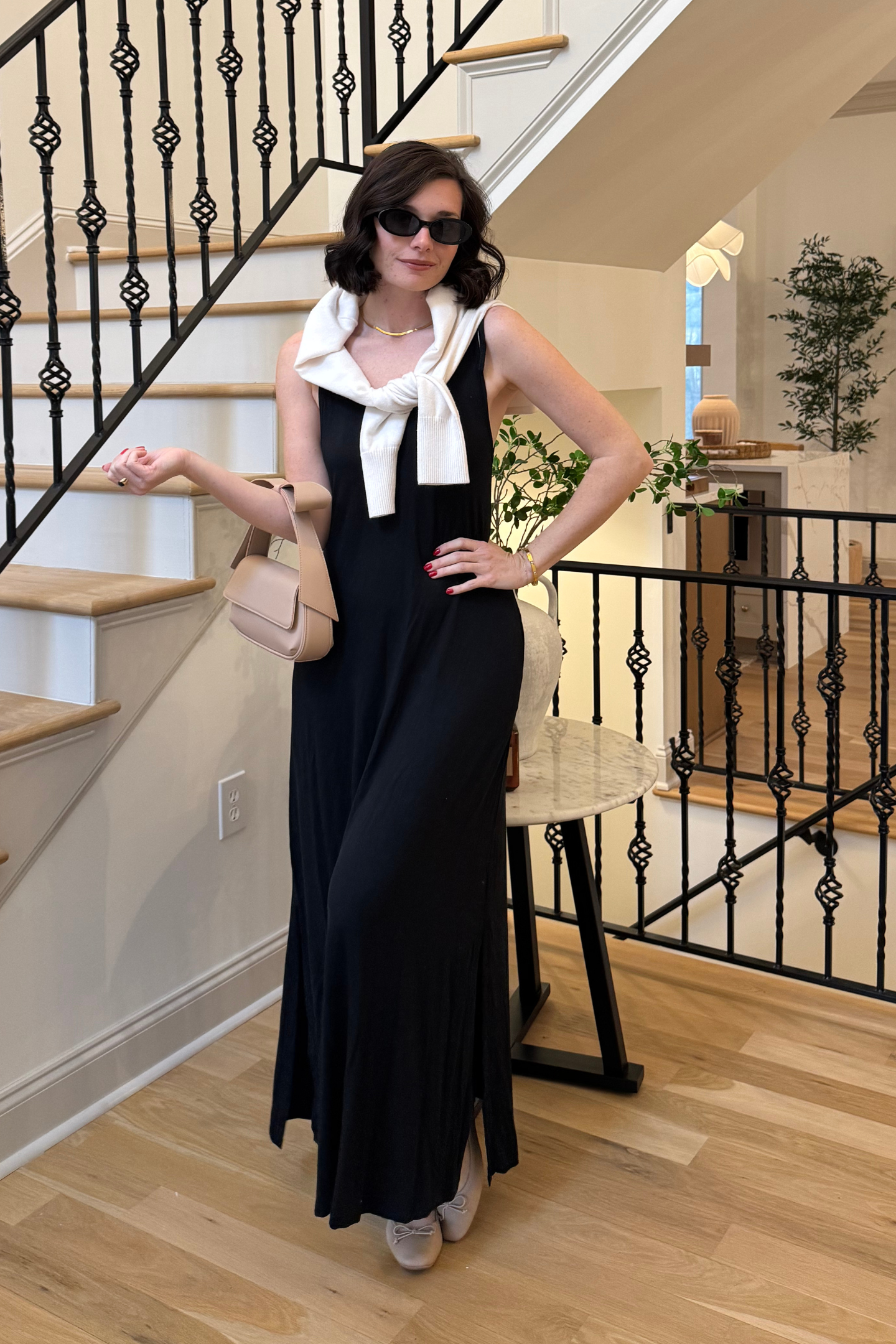 Tie-Detail-Maxi-Dress-in-Black-Moodshot
