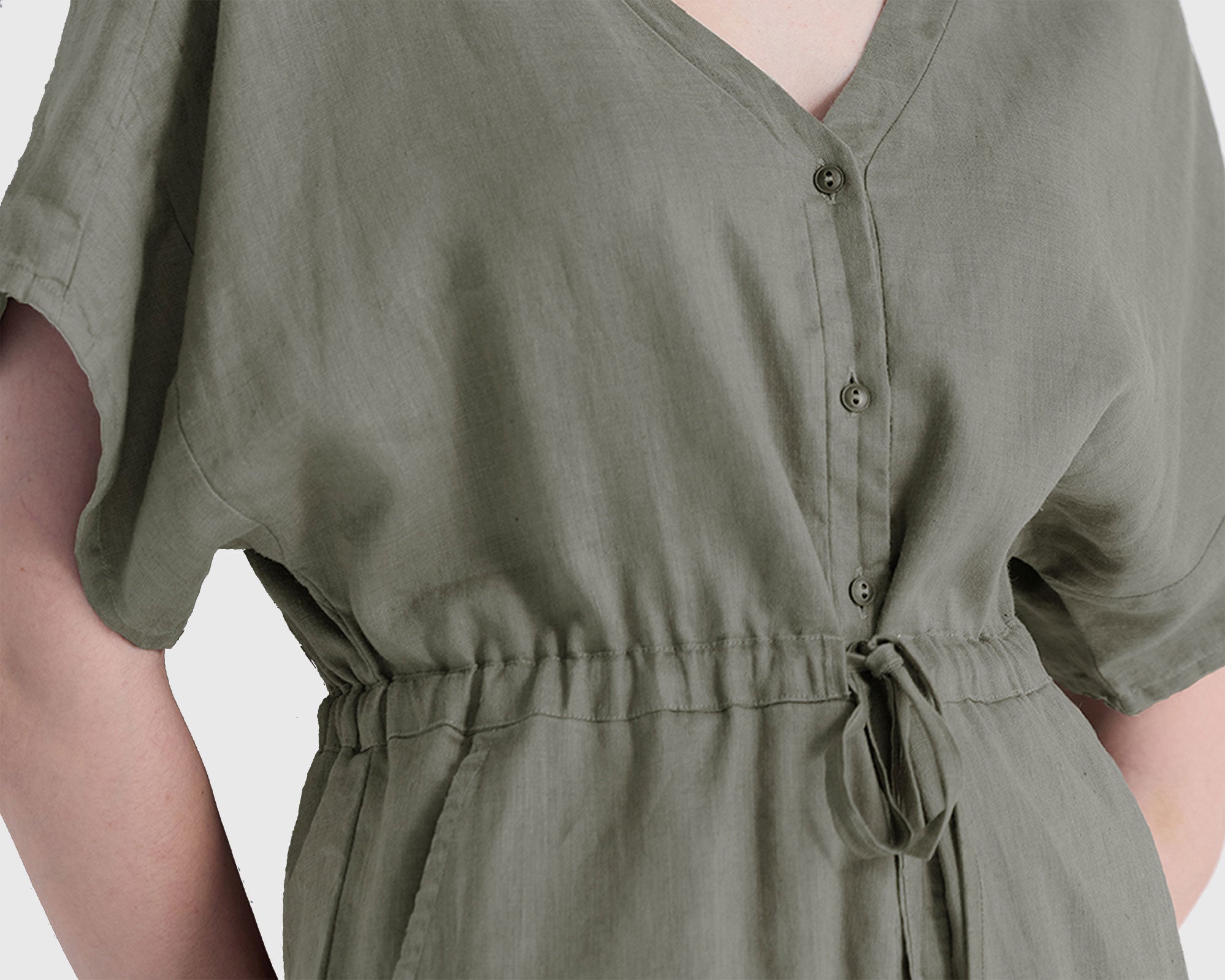 V-neck-Drawstring-Romper-in-Dark-Green-styligtips.jpg