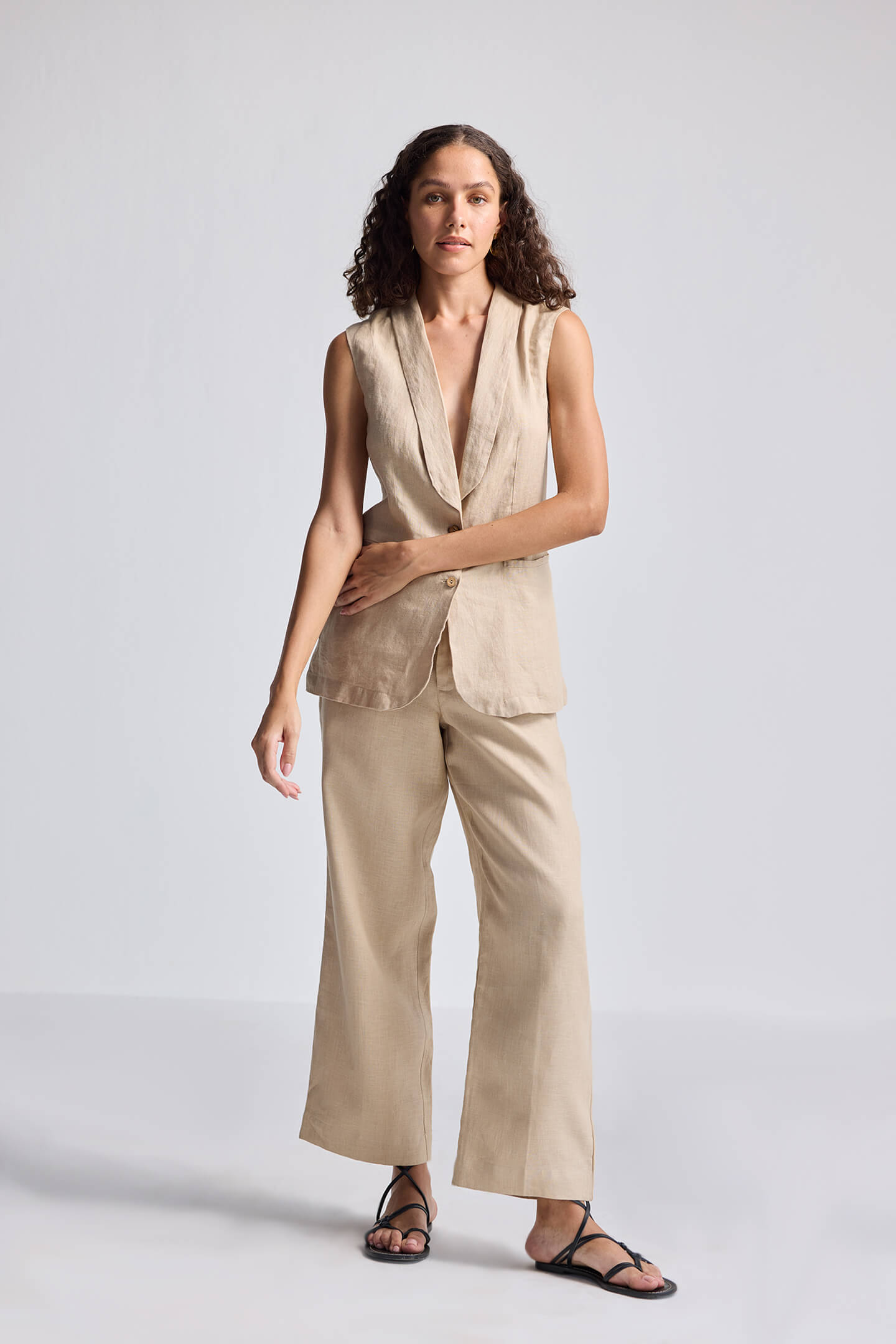 Wide Leg Pants in Hemp Moodshot
