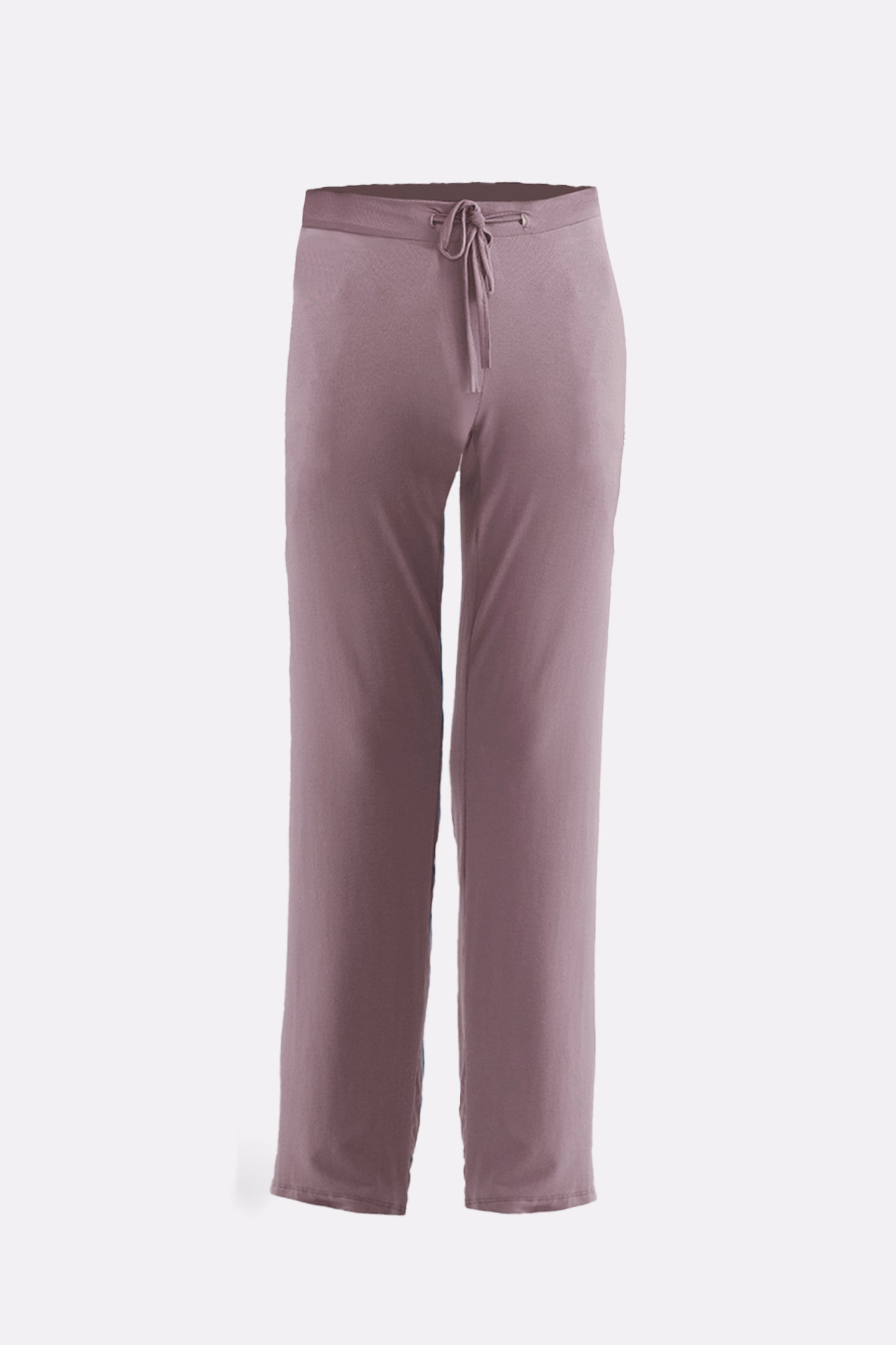 Dusty rose relaxed fit wide leg pants