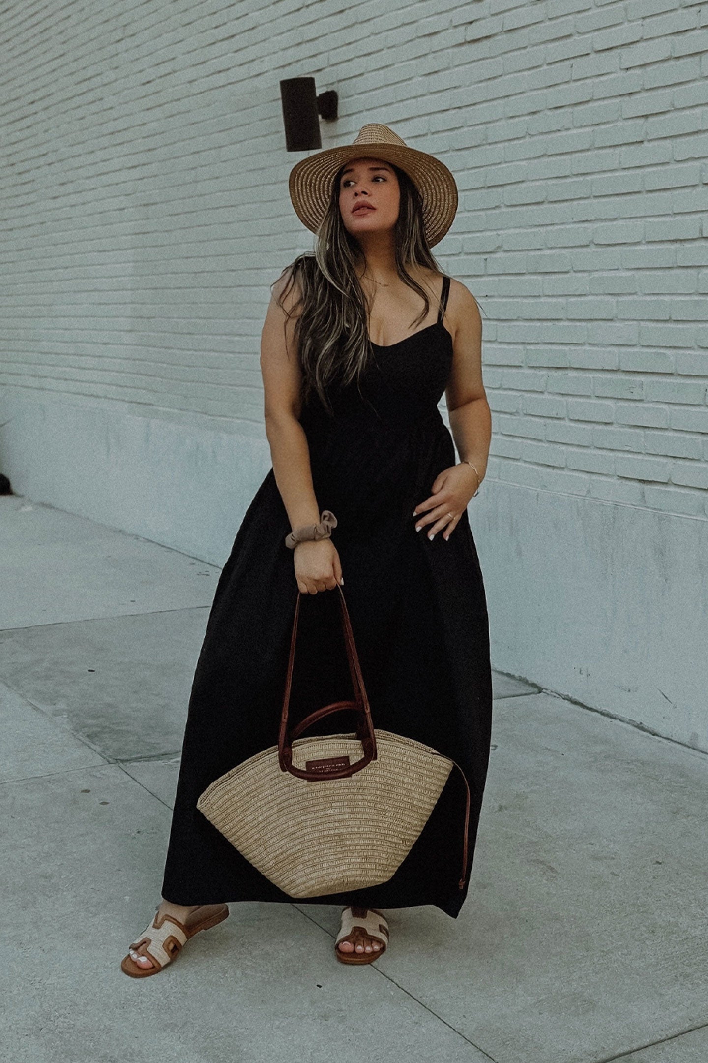 Black Gathered Midi Strappy Dress – Reistor Black Gathered Midi Strappy Dress – Reistor