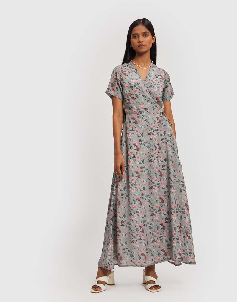 Maxi Wrap Dress