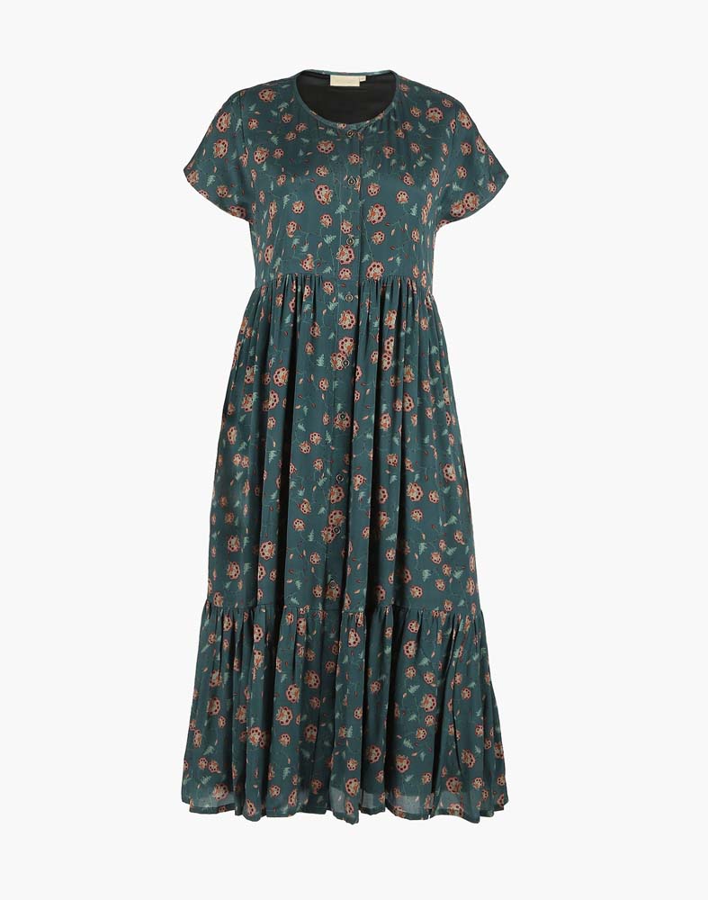 Midi Tiered Shirt Dress